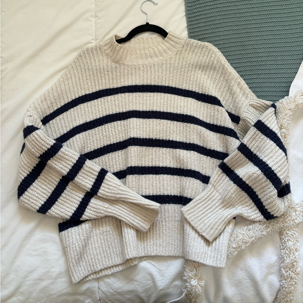 Stripped Knit Sweater